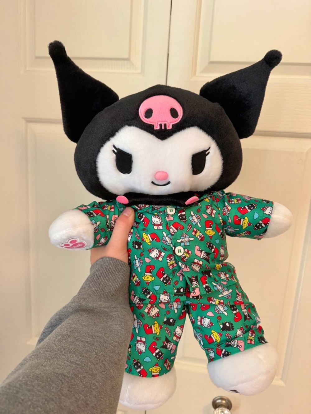 Build-A-Bear Kuromi with Christmas Pajamas